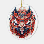 Japanisch Tengu Keramik Ornament (Links)