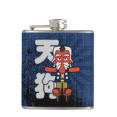 Japanisch Tengu Yokai Monster Flachmann (Vorderseite)