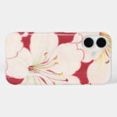Japanisch Textile iPhone 16 Fall - Sakura Art Case-Mate iPhone Hülle (Rückseite (Horizontal))