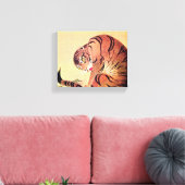 Japanisch Tiger Woodblock Vintag Art Ukiyo-E Leinwanddruck (Insitu (Wohnzimmer))
