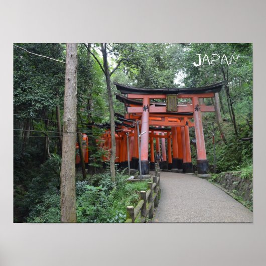 Japanisch Torii Gates Poster (Vorne)