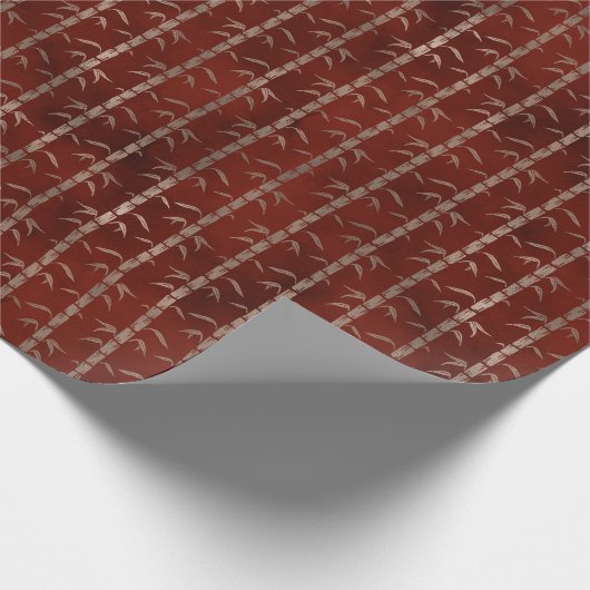 Japanisch Tranquil Bamboo Muster Geschenk Geschenkpapier (Ecke)