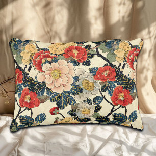 Japanisch Ukiyo-E Art Floral Pattern Dekokissen