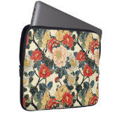 Japanisch Ukiyo-E Art Floral Pattern Laptopschutzhülle (Vorne Rechts)