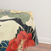 Japanisch Ukiyo-E Art Floral Pattern Tischdecke (Beispiel)