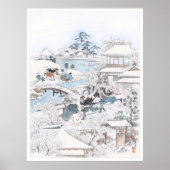 Japanisch Ukiyo-e der 47 Ronin kämpfend Samurai Poster (Vorne)