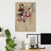 Japanisch Ukiyo-e Hangakujo von Yoshitoshi Poster (Heimbüro)