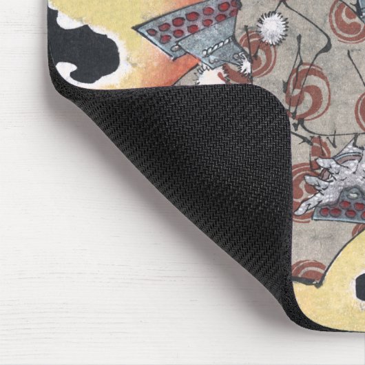 Japanisch Ukiyo-e Yokai Ghost von Yoshitoshi Mousepad (Ecke)