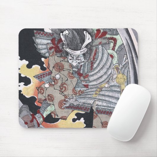 Japanisch Ukiyo-e Yokai Ghost von Yoshitoshi Mousepad (Mit Mouse)
