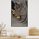Japanisch Ukiyo-e Yokai Ghost von Yoshitoshi Poster (Küche)