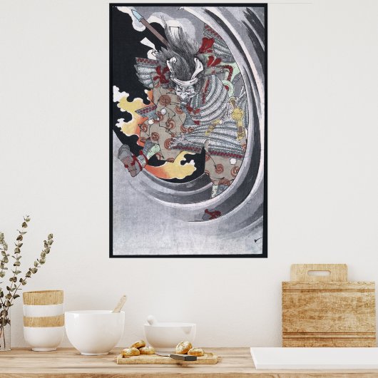 Japanisch Ukiyo-e Yokai Ghost von Yoshitoshi Poster (Küche)