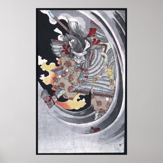 Japanisch Ukiyo-e Yokai Ghost von Yoshitoshi Poster (Vorne)