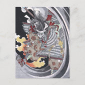 Japanisch Ukiyo-e Yokai Ghost von Yoshitoshi Postkarte (Vorderseite)