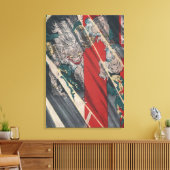 Japanisch Ukiyo-e Yokai Ibaraki Demon von Yoshitos Leinwanddruck (Insitu (Wohnzimmer))