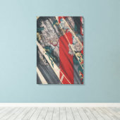 Japanisch Ukiyo-e Yokai Ibaraki Demon von Yoshitos Leinwanddruck (Insitu (Holzboden))