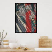 Japanisch Ukiyo-e Yokai Ibaraki Demon von Yoshitos Poster (Küche)