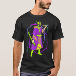 Japanisch Vaporwave Cyberpunk Samurai Ronin Warrio T-Shirt