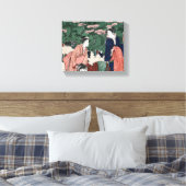 Japanisch Vintag #3 Leinwanddruck (Insitu (Schlafzimmer))