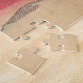 Japanisch Vintag Art Red Fish Puzzle (Seite)