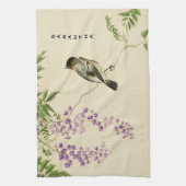 Japanisch Vintag Lilac Sparrow Küchentücher (Vertikal)