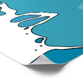 Japanisch Vintag Seqscape Poster (Ecke)