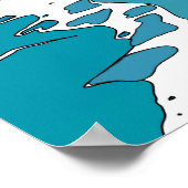 Japanisch Vintag Seqscape Poster (Ecke)