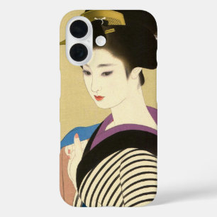 Japanisch Vintage Schönheitsgeishi Lady Maiko iPhone 16 Hülle