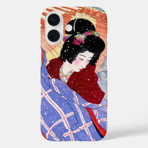 Japanisch Vintage Schönheitsgeishi Lady Maiko iPhone 16 Hülle