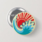 Japanisch Vintager Stil Button (Vorne & Hinten)