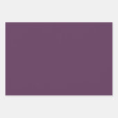 Japanisch Violet Solid Color Geschenkpapier Set (Vorderseite 2)