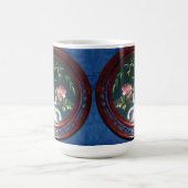 JAPANISCH WHITE PEACOCK FLORAL KAFFEETASSE (Mittel)