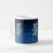 Japanisch Yokai Bakeneko - Tanzkatze Kaffeetasse (Vorderseite Links)