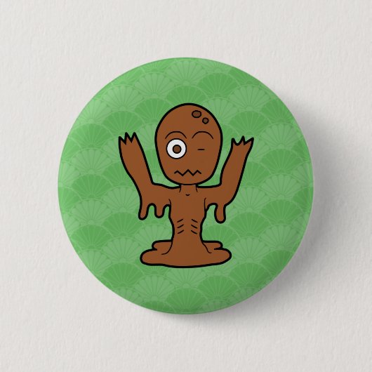 Japanisch Yokai Dorotabo Button (Vorderseite)