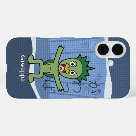 Japanisch Yokai Gawappa Case-Mate iPhone Hülle (Rückseite (Horizontal))