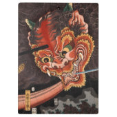 Japanisch Yokai Oni King Shutendoji Fine Art Klemmbrett (Rückseite)