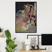 Japanisch Yokai Ukiyo-e Omoi Tsuzura von Yoshitosh Poster (Heimbüro)