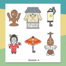 Japanisch Yokai Vinyl Sticker Set 2