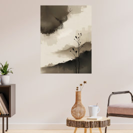 Japanisch Zen Minimalistisch Poster Calm Modern