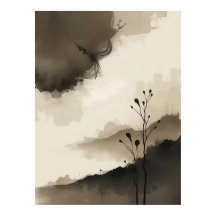 Japanisch Zen Minimalistisch Poster Calm Modern