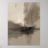 Japanisch Zen Minimalistisch Poster Calm Modern (Vorne)