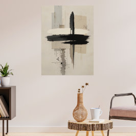 Japanisch Zen Minimalistisch Poster Calm Moderne M