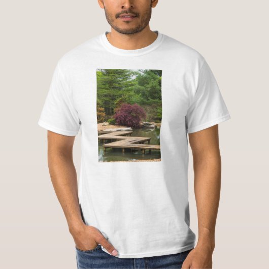 Japanisch Zig Zag Bridge T-Shirt (Vorderseite)