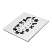 Japanisch Zodiac Fliese (Seite)