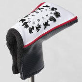 Japanisch Zodiac Golf Headcover (3/4 Vorderseite)