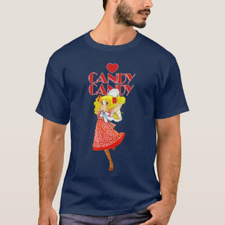 Japanische 80er Retro-Süßigkeiten-Cartoon-Vintage- T-Shirt
