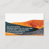 Japanische Abstrakte Handkunst Visitenkarte (Rückseite)