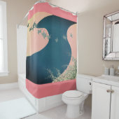 JAPANISCHE ABSTRAKTE LANDSCAPE ART Duschvorhang (Beispiel)