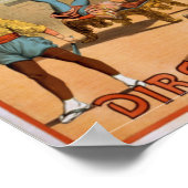 Japanische Acrobat Aerialists VAUDEVILLE Poster (Ecke)