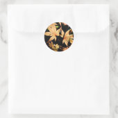 Japanische Ahorn 4 Fall Round Aufkleber (Tasche)