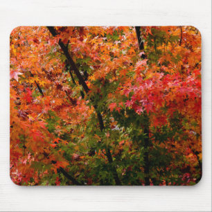 Japanische Ahorn im Herbst Mousepad
